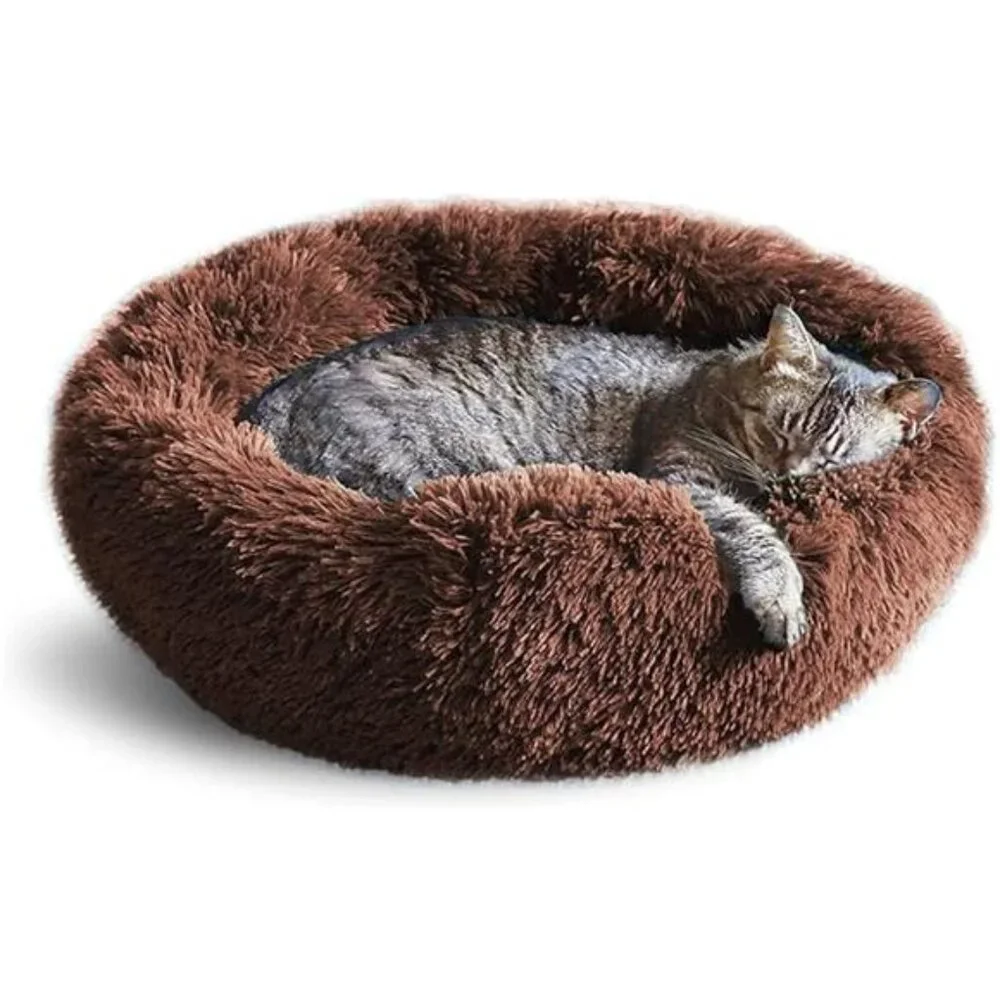 Whiskers & Friends Cat Bed, Cat Beds for Indoor Cats Washable, Orthopedic Soft